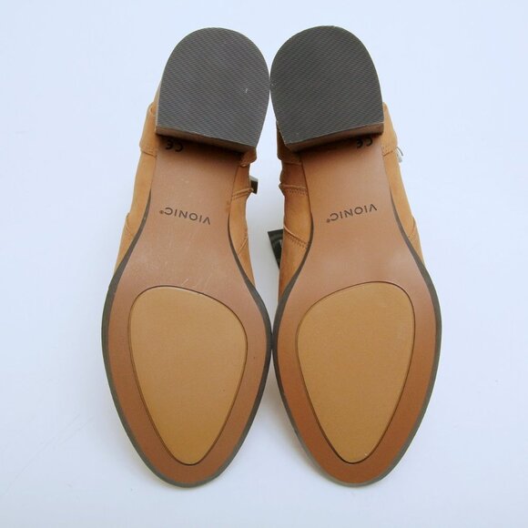 NWOT Vionic Sienna Buckle Leather Boots - Picture 11 of 13